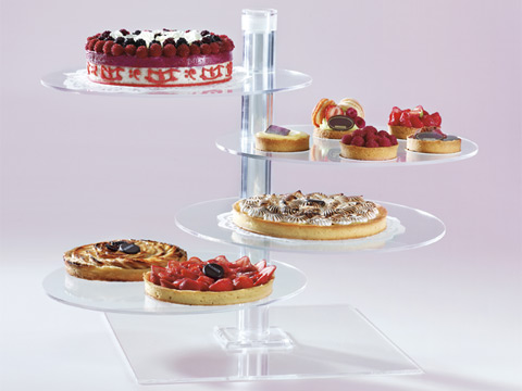 Plastic Buffet and Pastry Displays